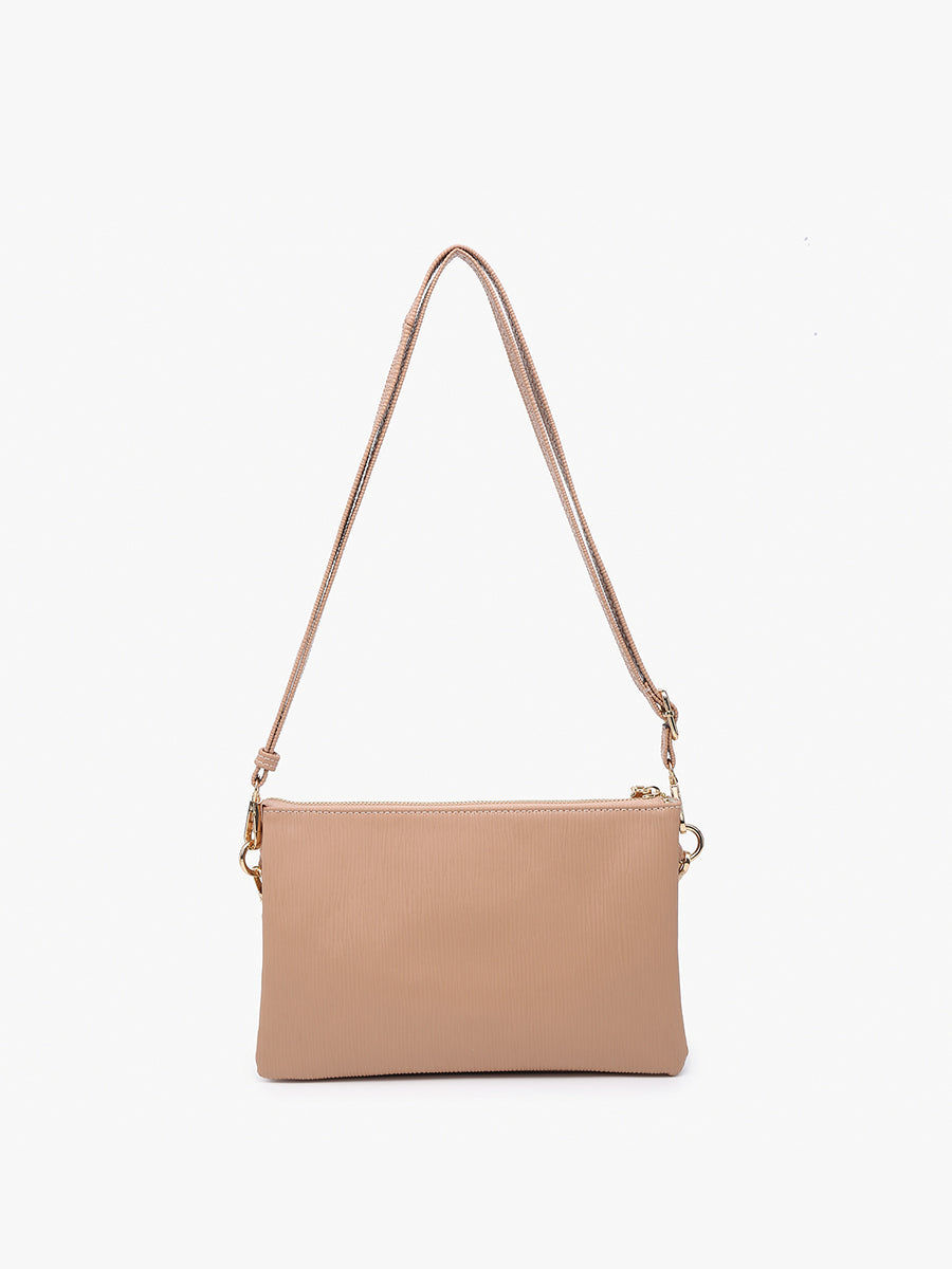 Izzy Vegan Textured Crossbody - Jen & Co. vegan handbag