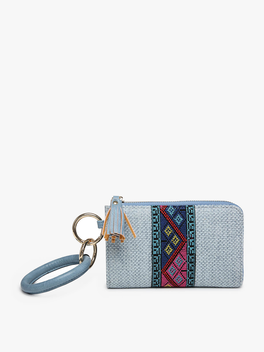 Liv Vegan Tribal Bangle in Blue - Jen & Co. vegan handbag