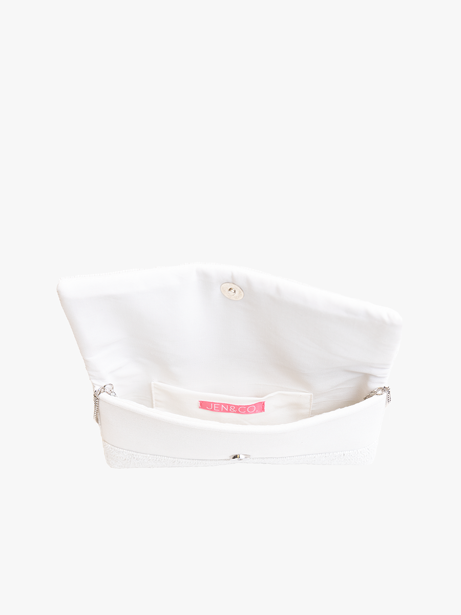 Dolly Beaded Clutch - Jen & Co. vegan handbag