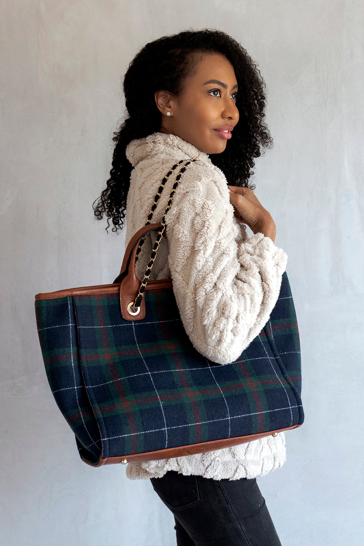 Kristina Vegan Satchel in - Jen & Co. vegan handbag